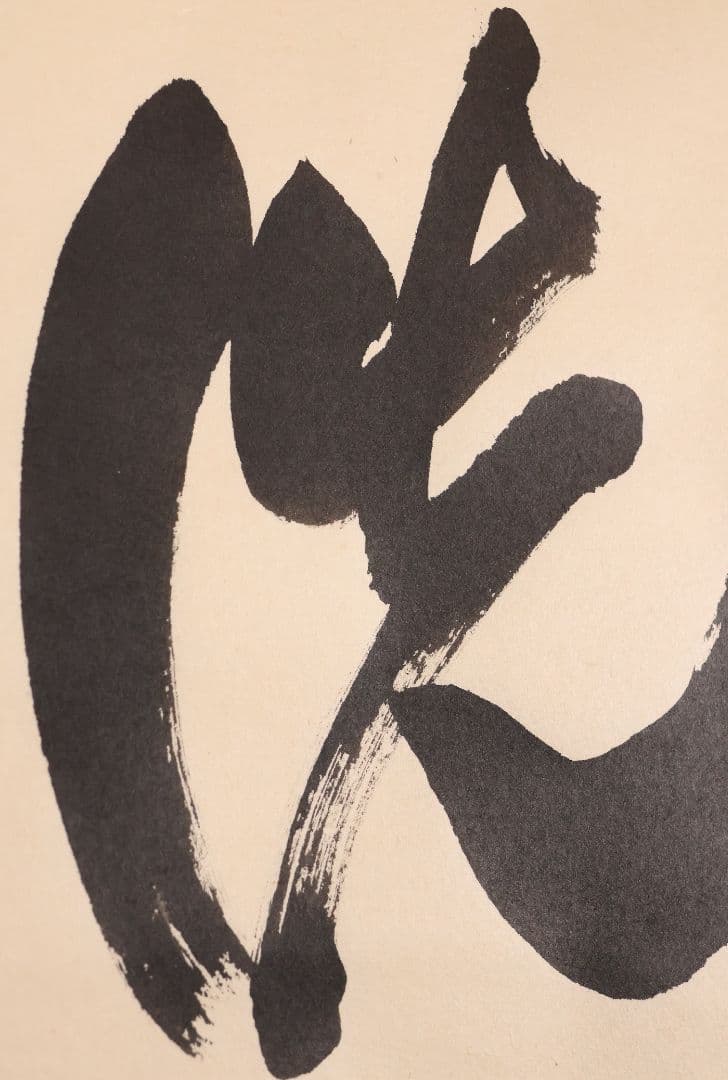 【真作】金剛慈保 書「洗心」紙本 掛軸 臨済宗妙心寺派 正願寺 横物 MB145