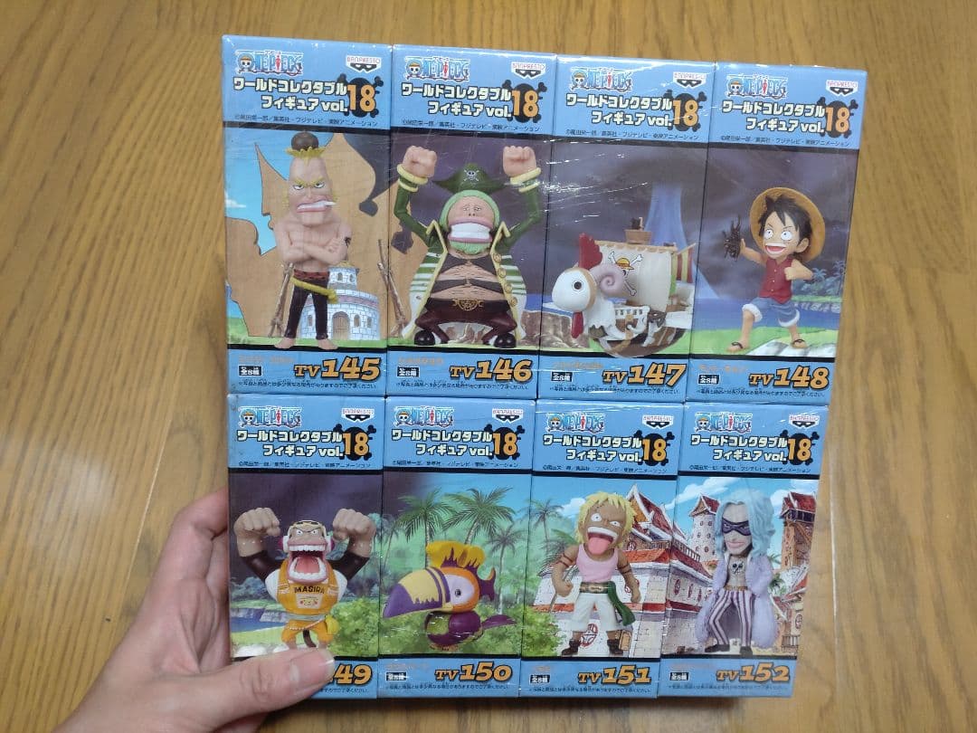 ワンピース　ワーコレ　フィギュア　vol.8.10.12.15.17.18