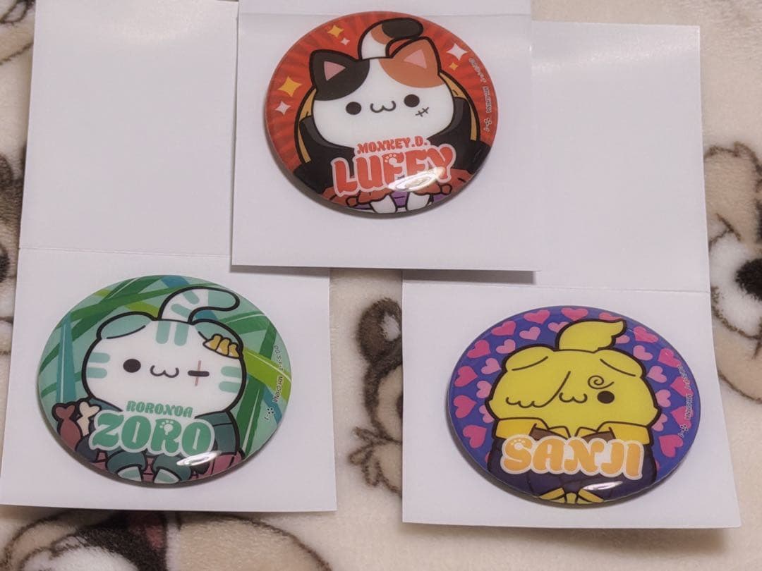 缶バッジ ワンピース ニャンピースニャーン! 缶バッジコレクション 21点