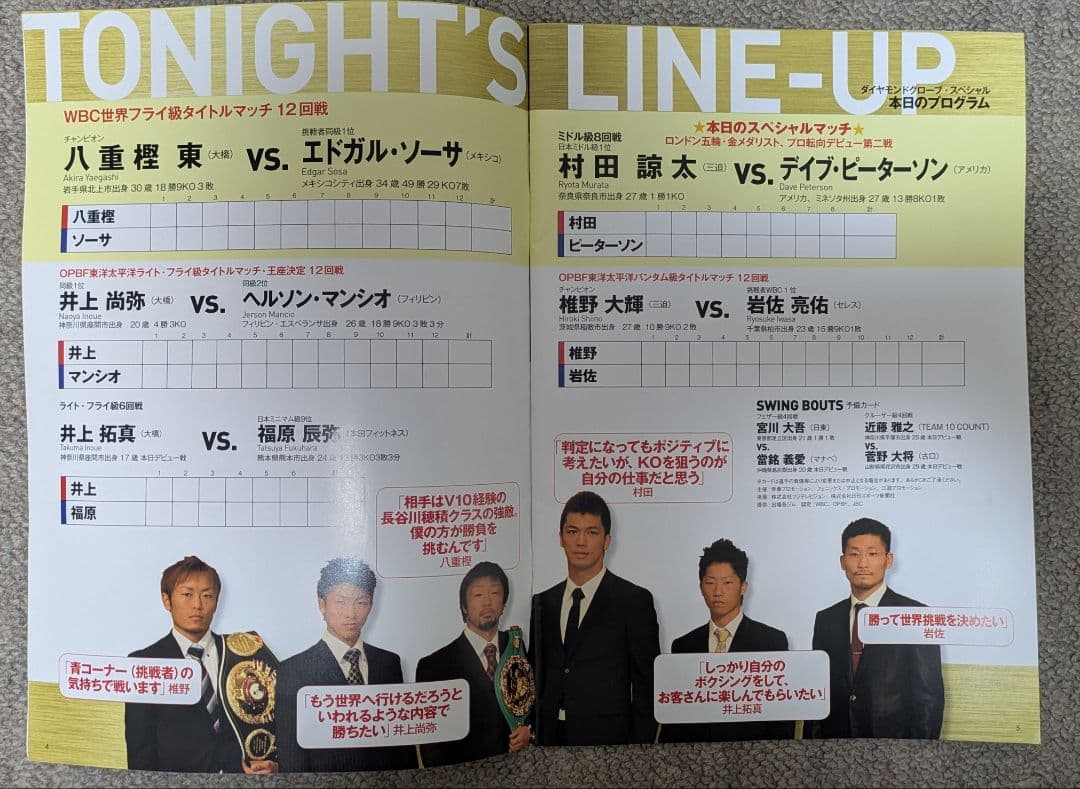 激レア非売品　ダイヤモンドグローブスペシャルパンフレット