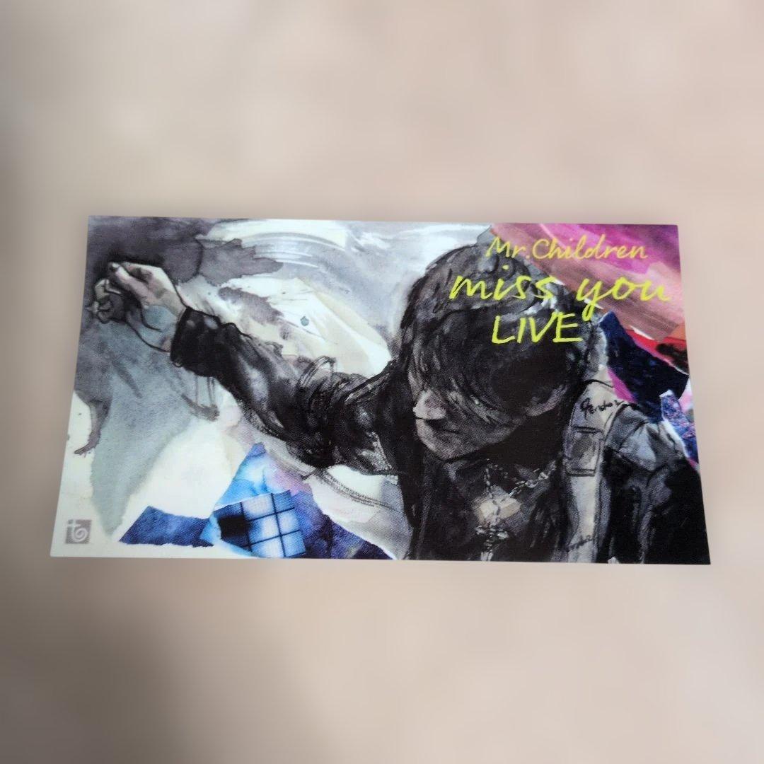 新品未開封Mr.Children miss you LIVE DVDステッカー付