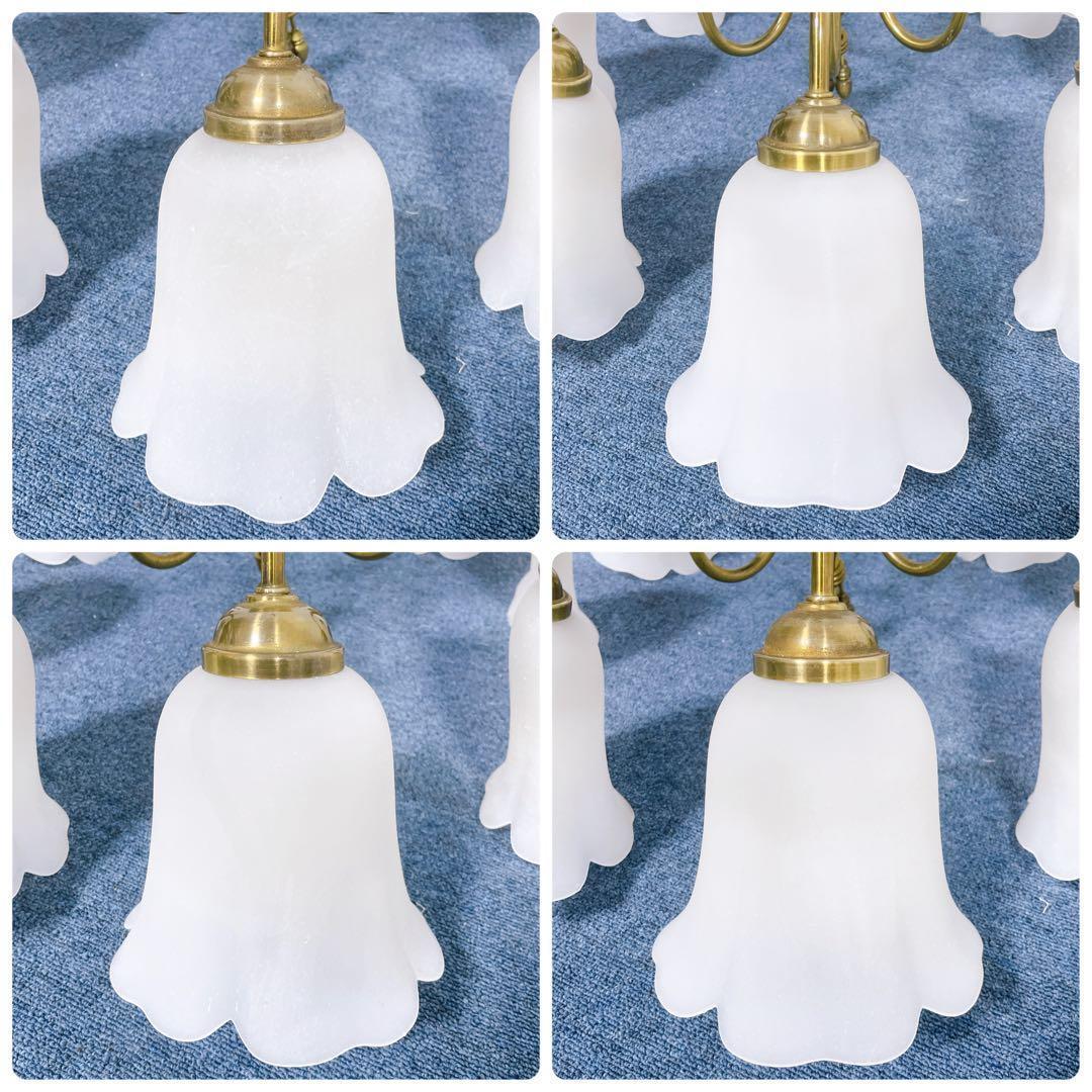 【美品】コイズミ AAN485995 アンティーク 8灯シャンデリア 照明器具