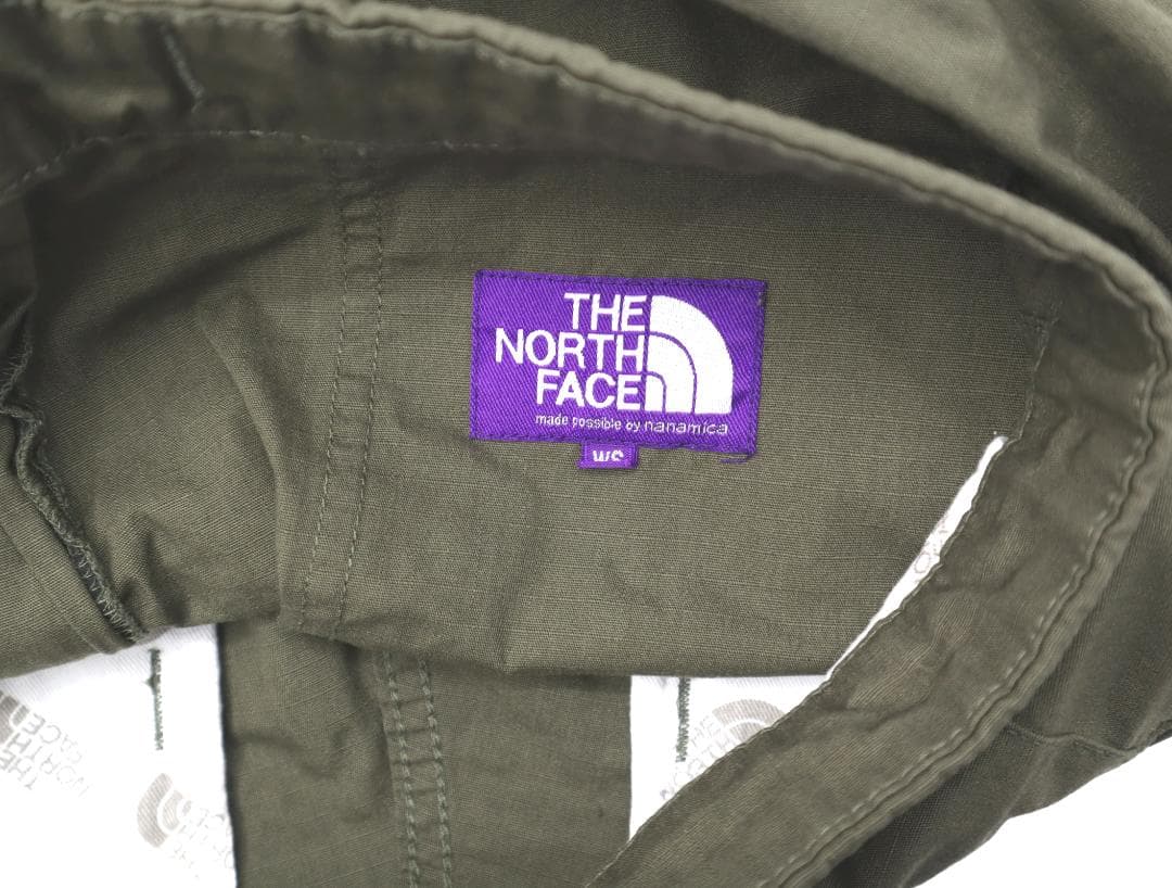 ノースフェイス パープルレーベル リップストップ ワイド クロップド パンツ