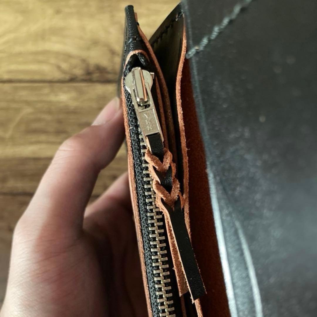 【高山道博】ミドルトラッカーウォレットアポロコンチョ【お札を折らずに収納】