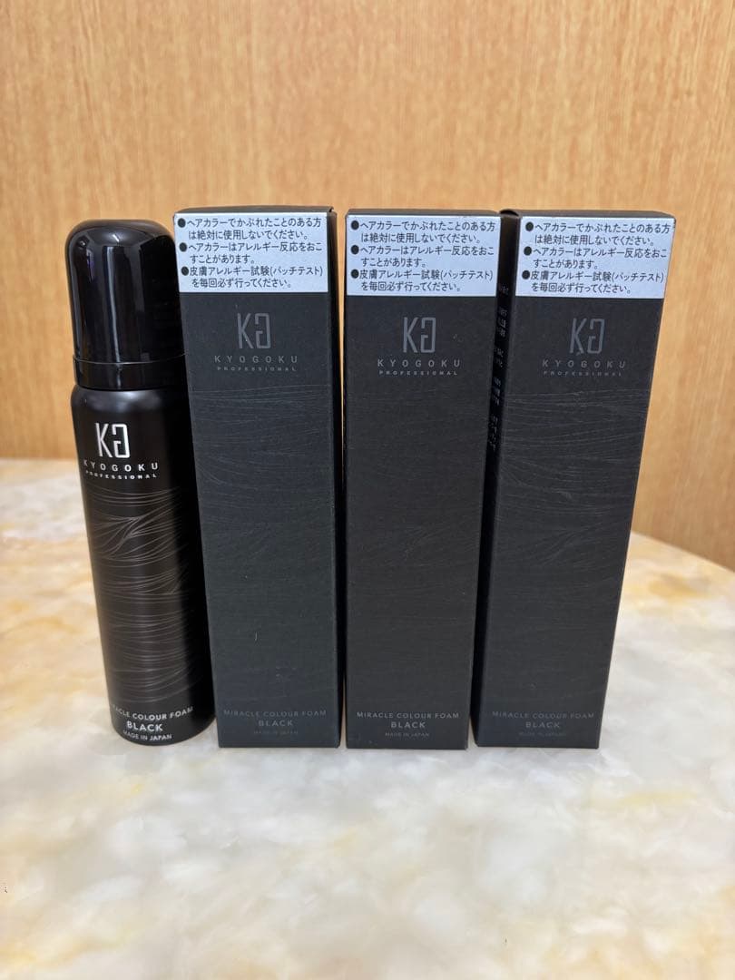 Kyogoku キョウゴク ミラクルカラーフォーム ブラック 80g 4本
