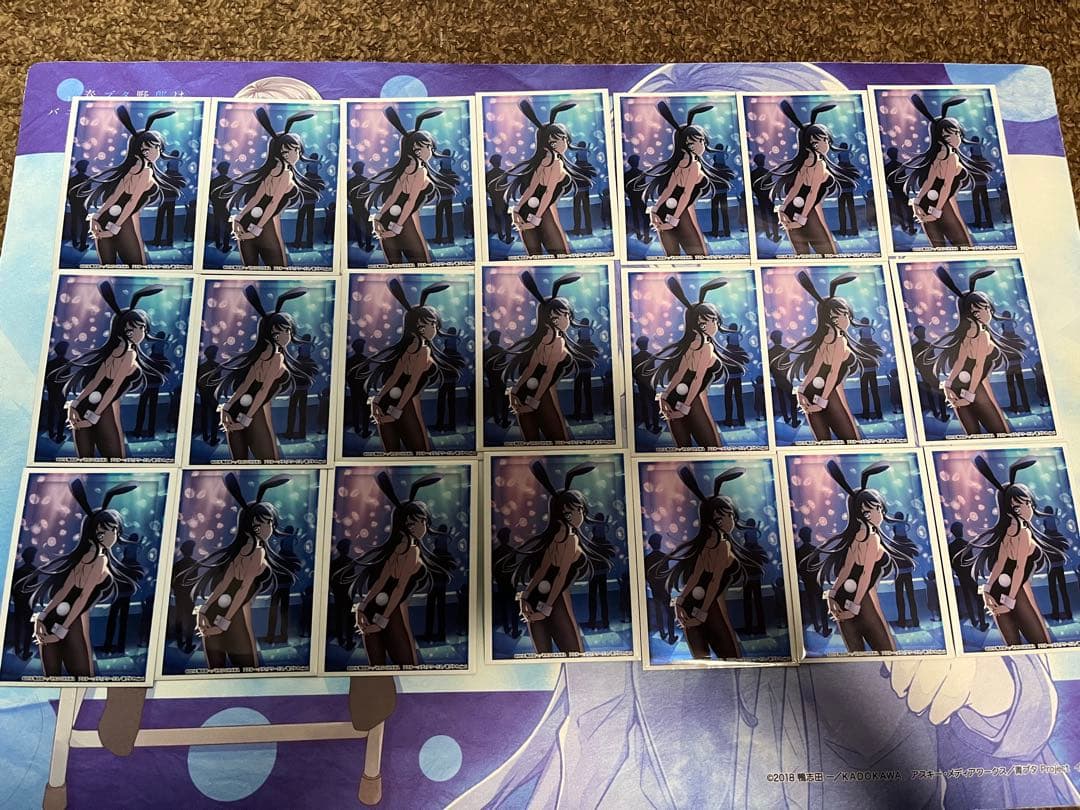 青春ブタ野郎 スリーブ デッキケース プレイマット ストレージボックス サプライ