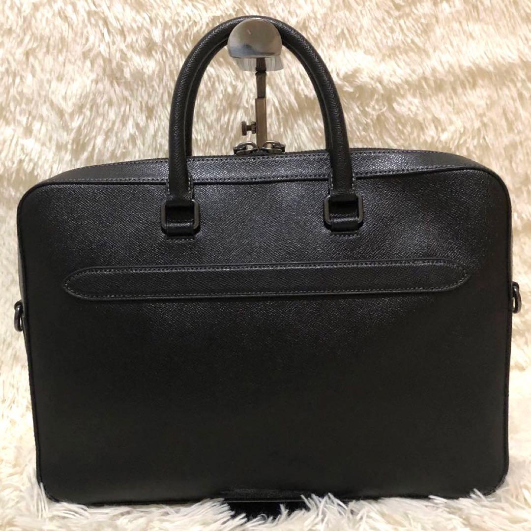 新品同様☆コーチ レザー　2way ビジネスバッグ ショルダーバッグ イーサン