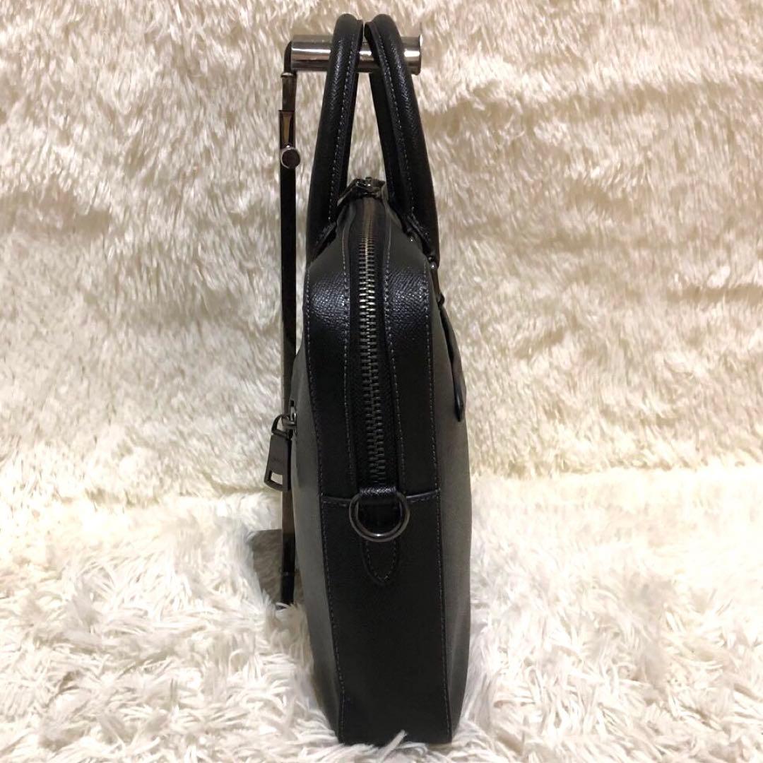新品同様☆コーチ レザー　2way ビジネスバッグ ショルダーバッグ イーサン
