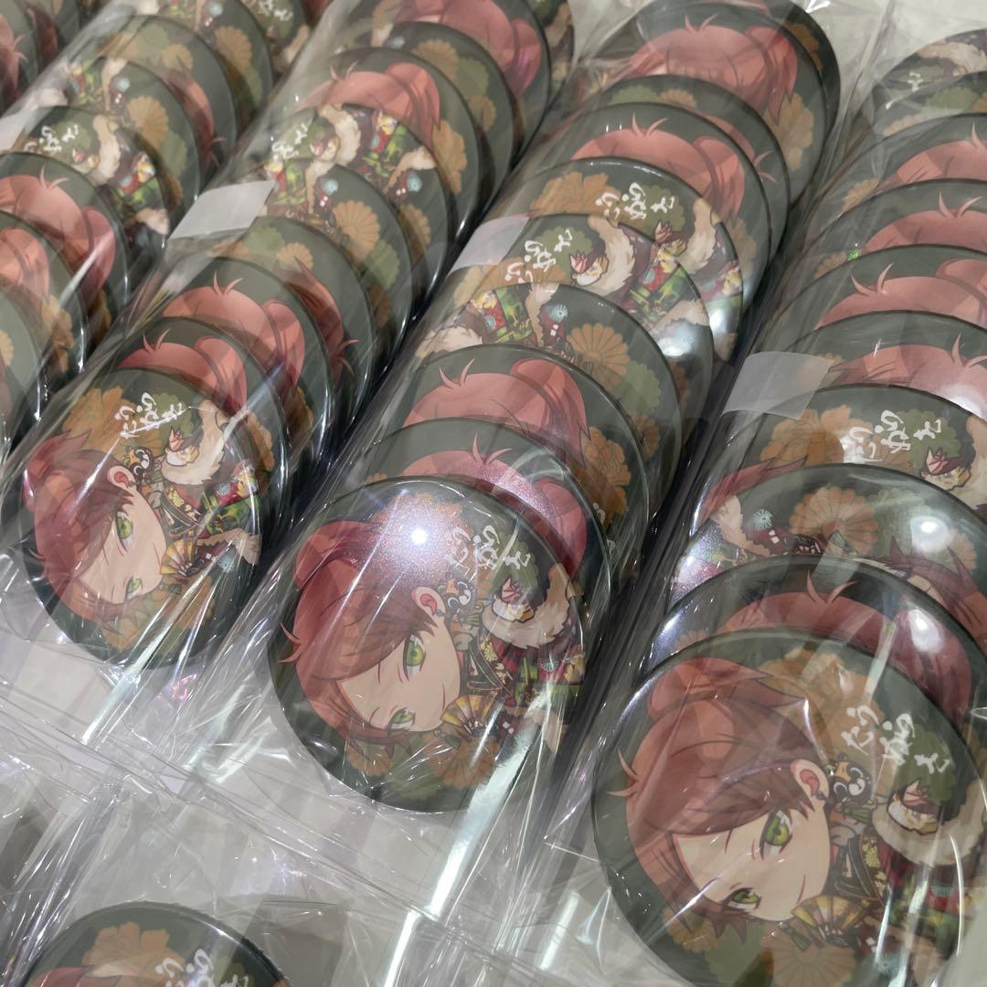 L33.浦島坂田船 花魁 缶バッジ うらたぬき 2020 春ツ デフォ