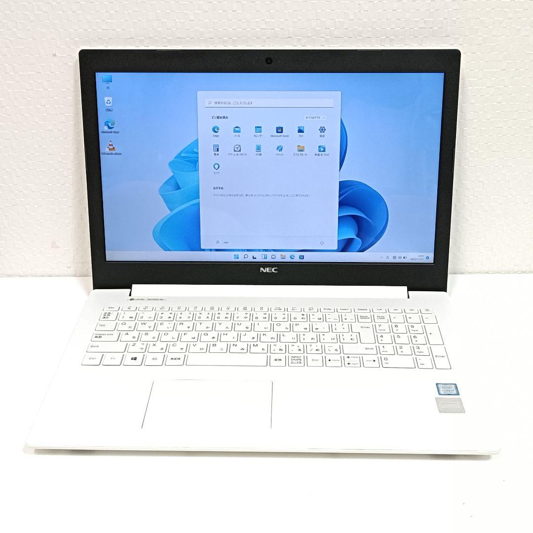 Corei7 NEC Windows11 SSD 15.6型 ノートパソコン