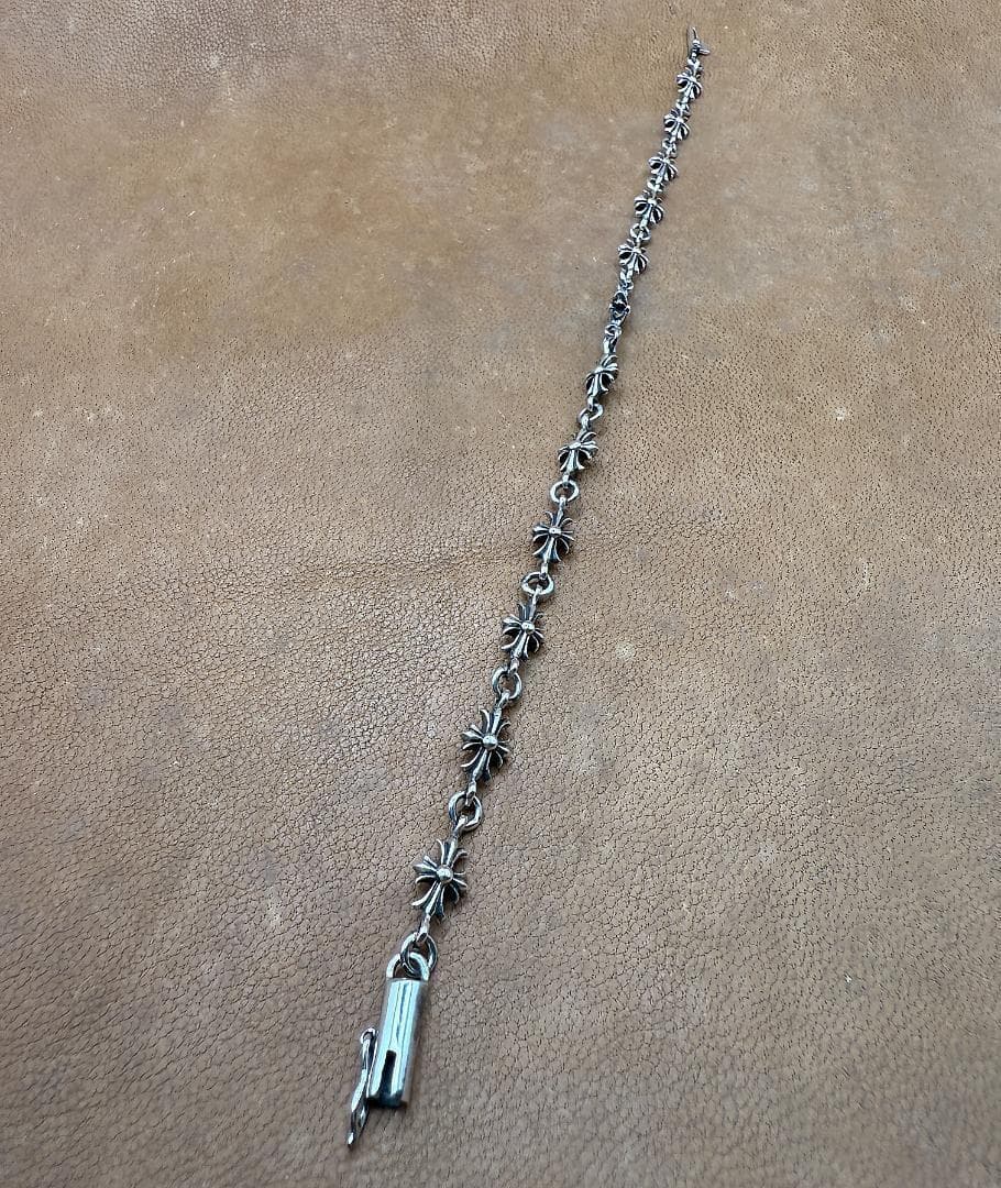 タイニー E プラス ブレスレット シルバー925 クロス 12リンク 4707