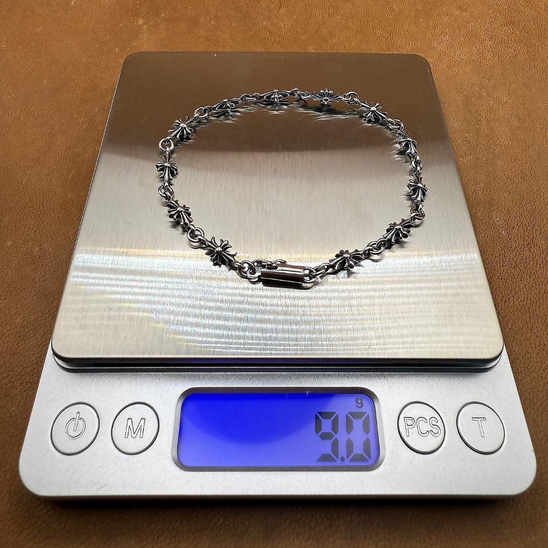 タイニー E プラス ブレスレット シルバー925 クロス 12リンク 4707