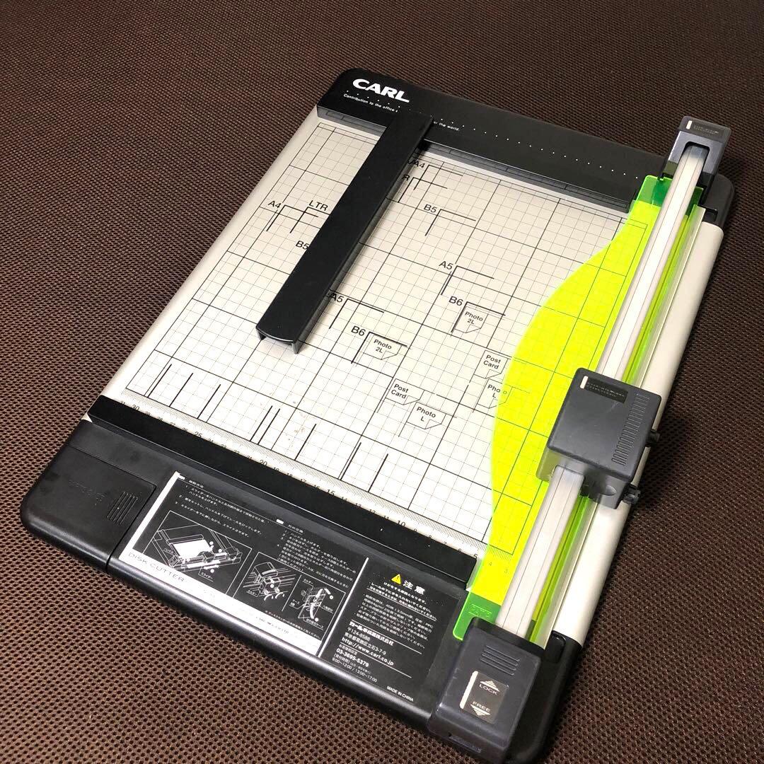 CARL カール事務器　ディスクカッター　DC-210N（A4）替マット、替刃付