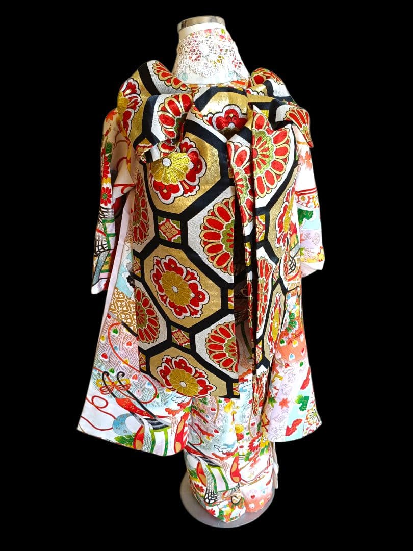 黒金のだらり帯☆七五三