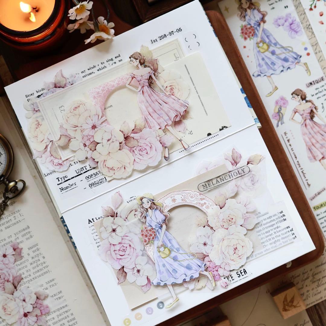 ⭐️SALE⭐️ 壹洱原创《文字幻想》海外マスキングテープ　マステ 【2357】