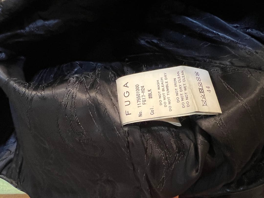 FUGA シングルライダースジャケット メンズS