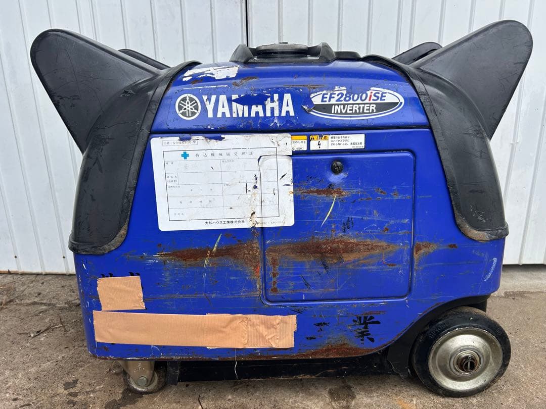 宮崎　YAMAHA インバータ発電機 セル付き　EF2800ise インバーター