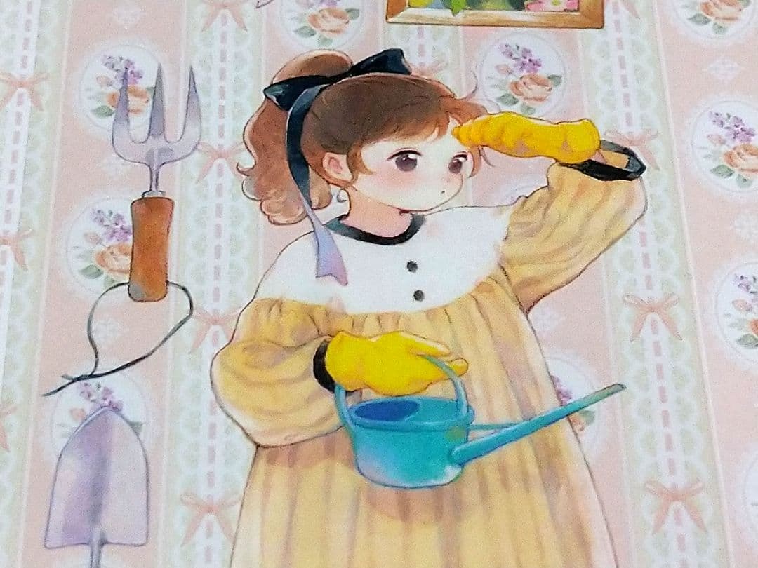 ☆のこり１再販☆J405＃小小花匠(PET)喵啪叽切り売り海外人物マステ女の子