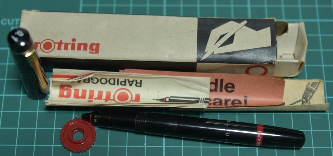 ロットリング　ラピッドグラフ Rotring Rapidograph 0.1mm