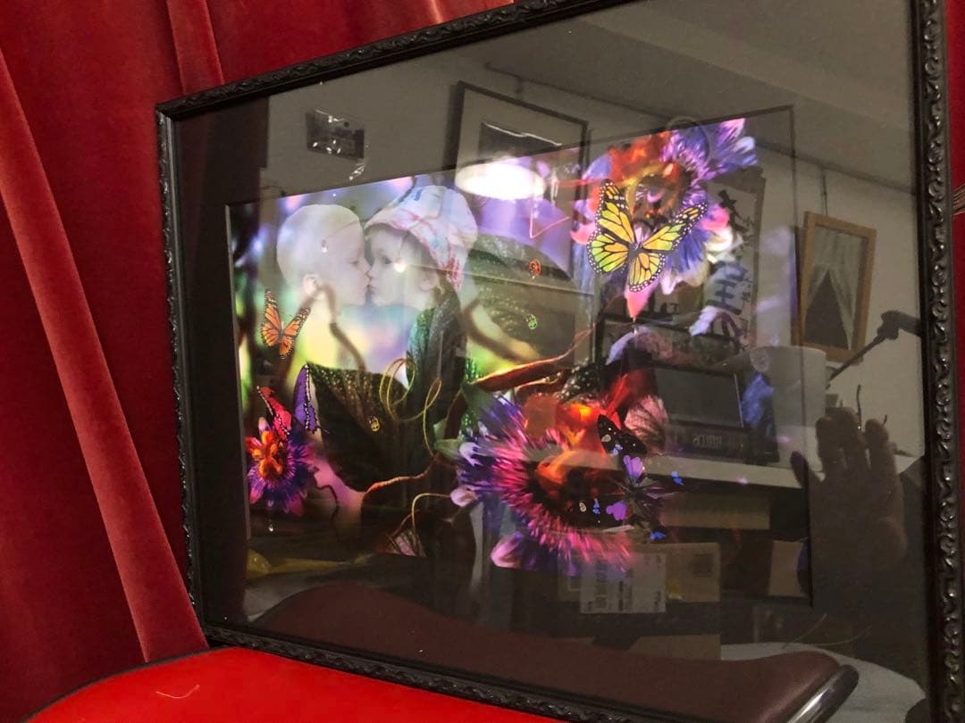 2024年100人100点絵画入賞 Piero Hearts 恋するふたり