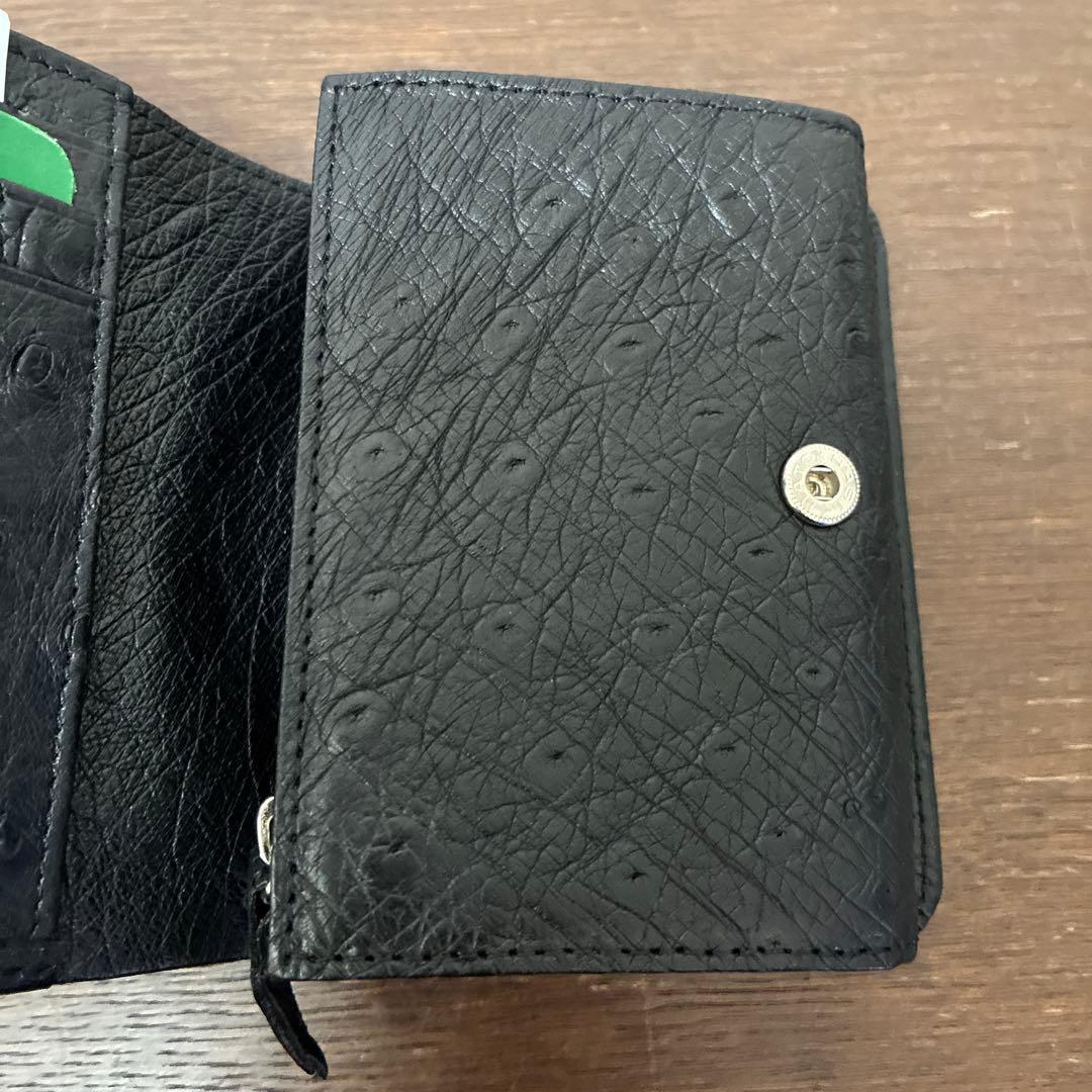 OSTRICH オーストリッチ　二つ折り財布　未使用保管品