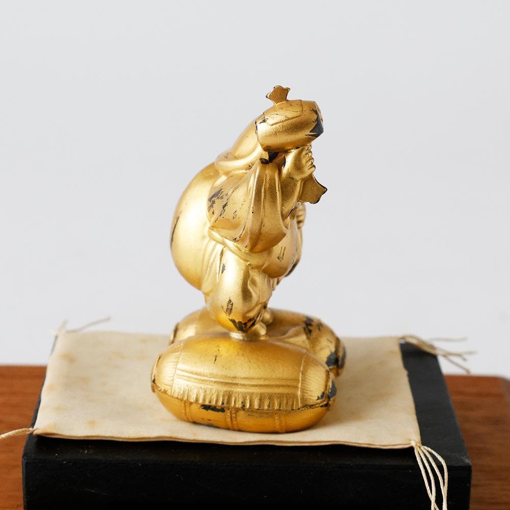 T 純銀製　銀製　大黒様　　置物　刻印有　純銀約73g