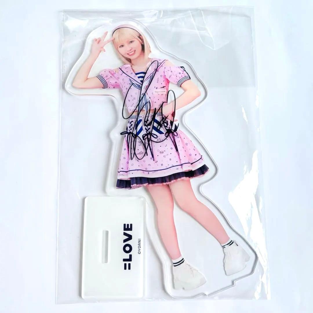 イコラブ 大場花菜 缶バッジくじ ビッグ賞 直筆サイン入りビッグアクリルスタンド