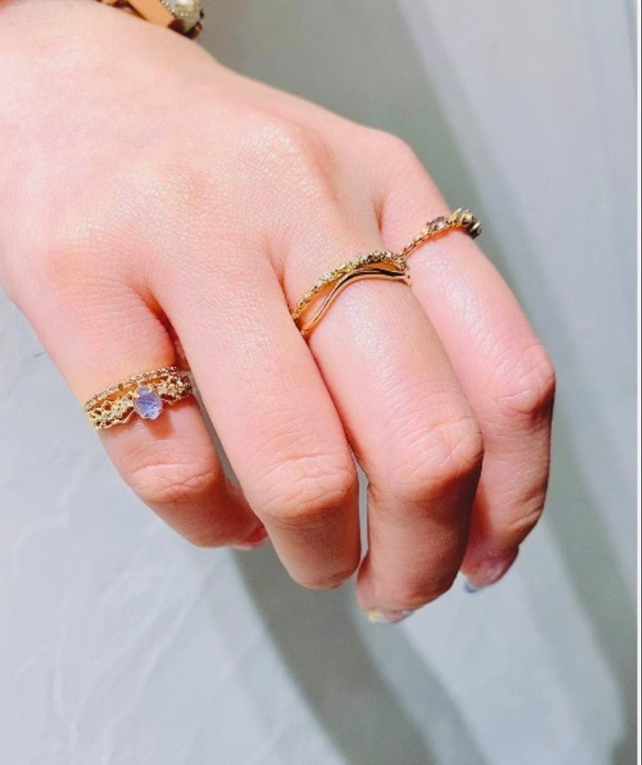 ◼️現行品◼️【NOJESS】K10デザインリング