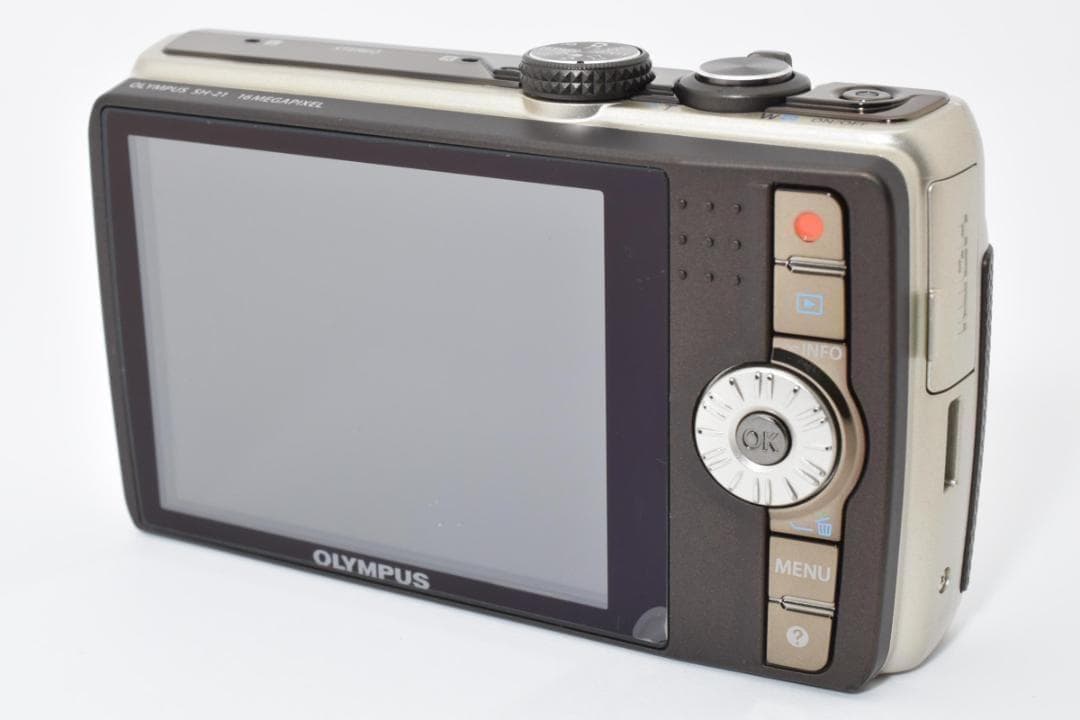 【お値下げ歓迎・ほぼ新品】 OLYMPUS SH-21 シャンパンゴールド
