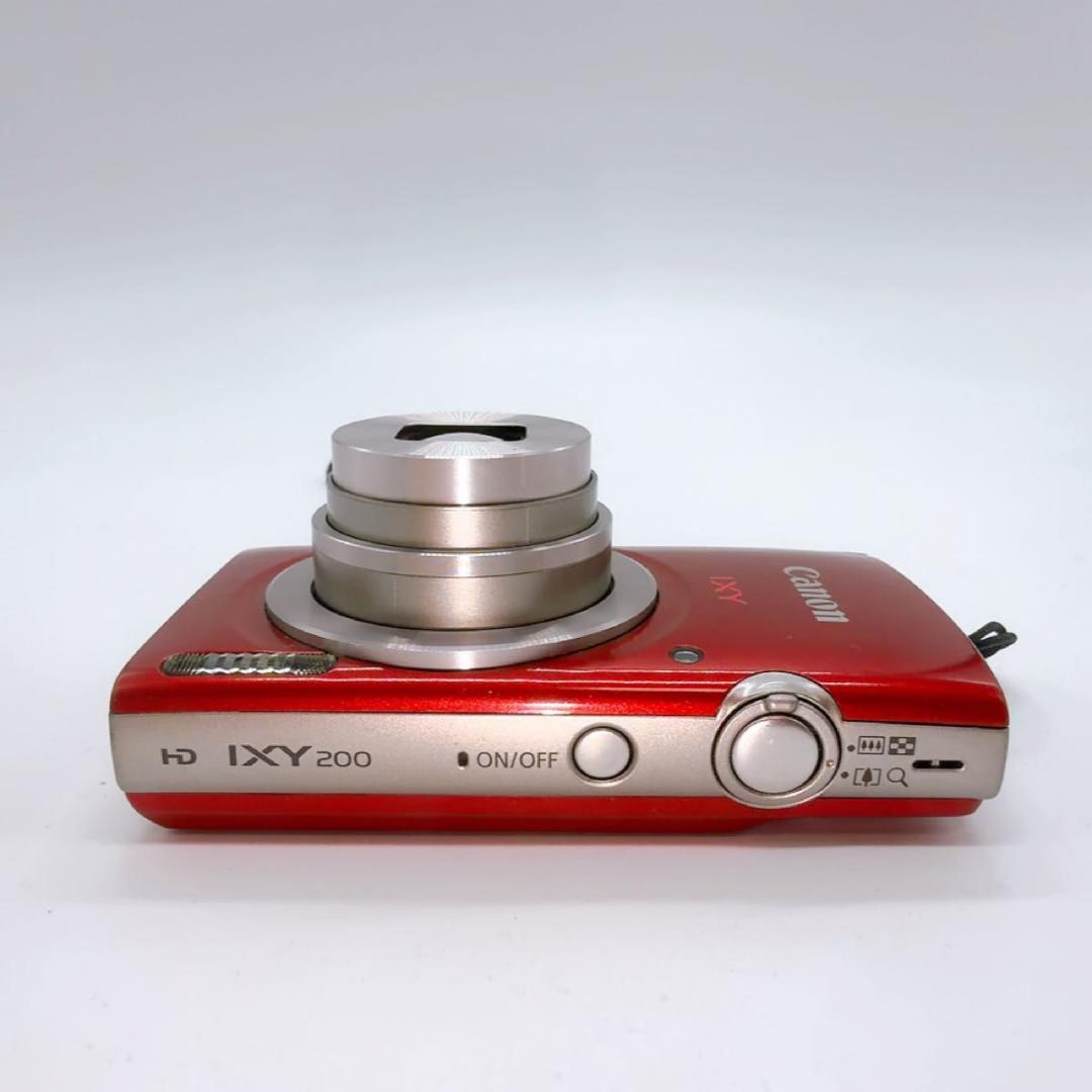 Canon コンパクトデジタルカメラ IXY200 レッド