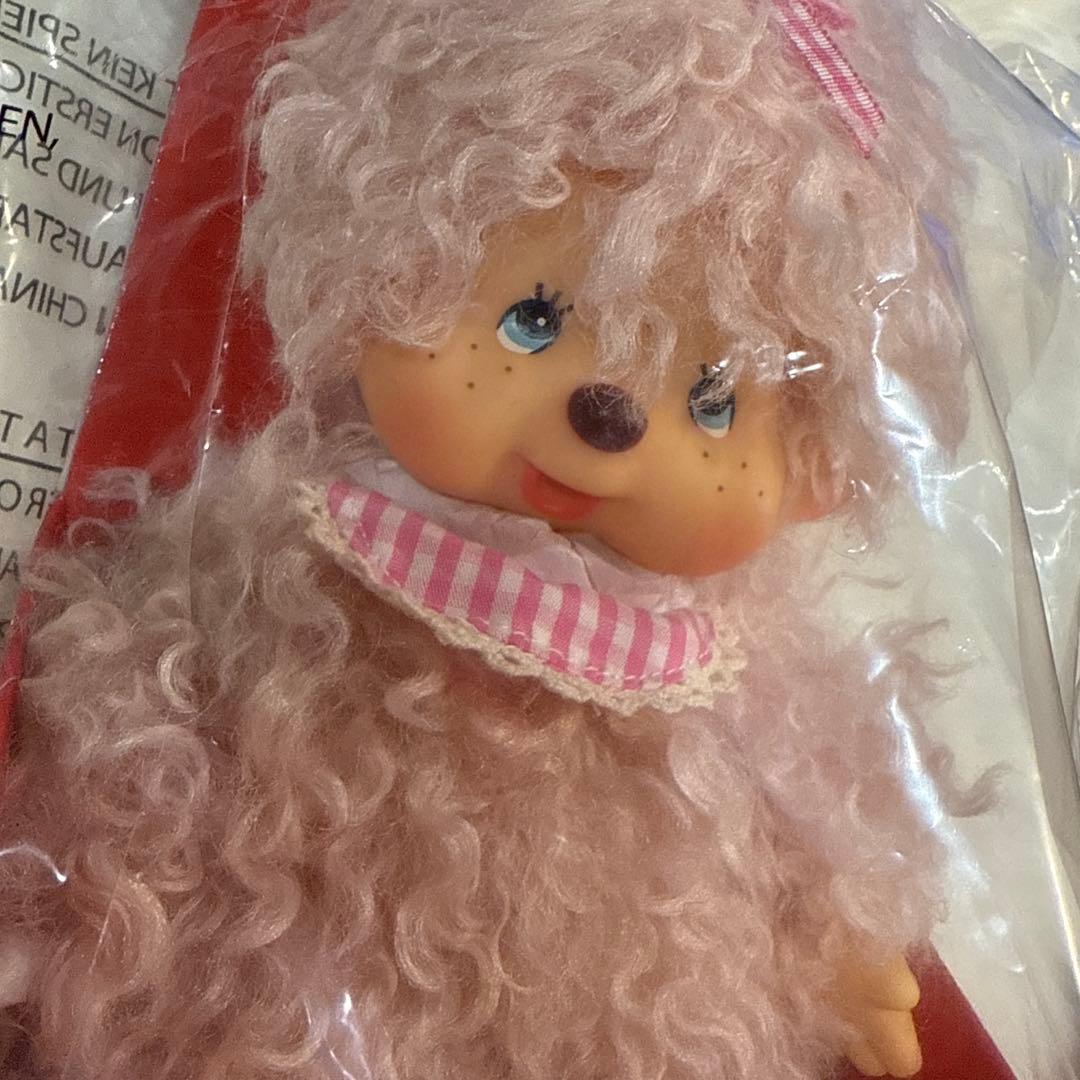 ボア ロング くすみピンク モンチッチ 日本未発売 海外 レア