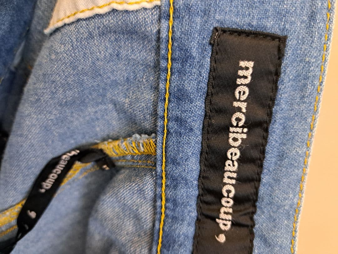 Lee×mercibeaucoup, サルエルパンツ デニム