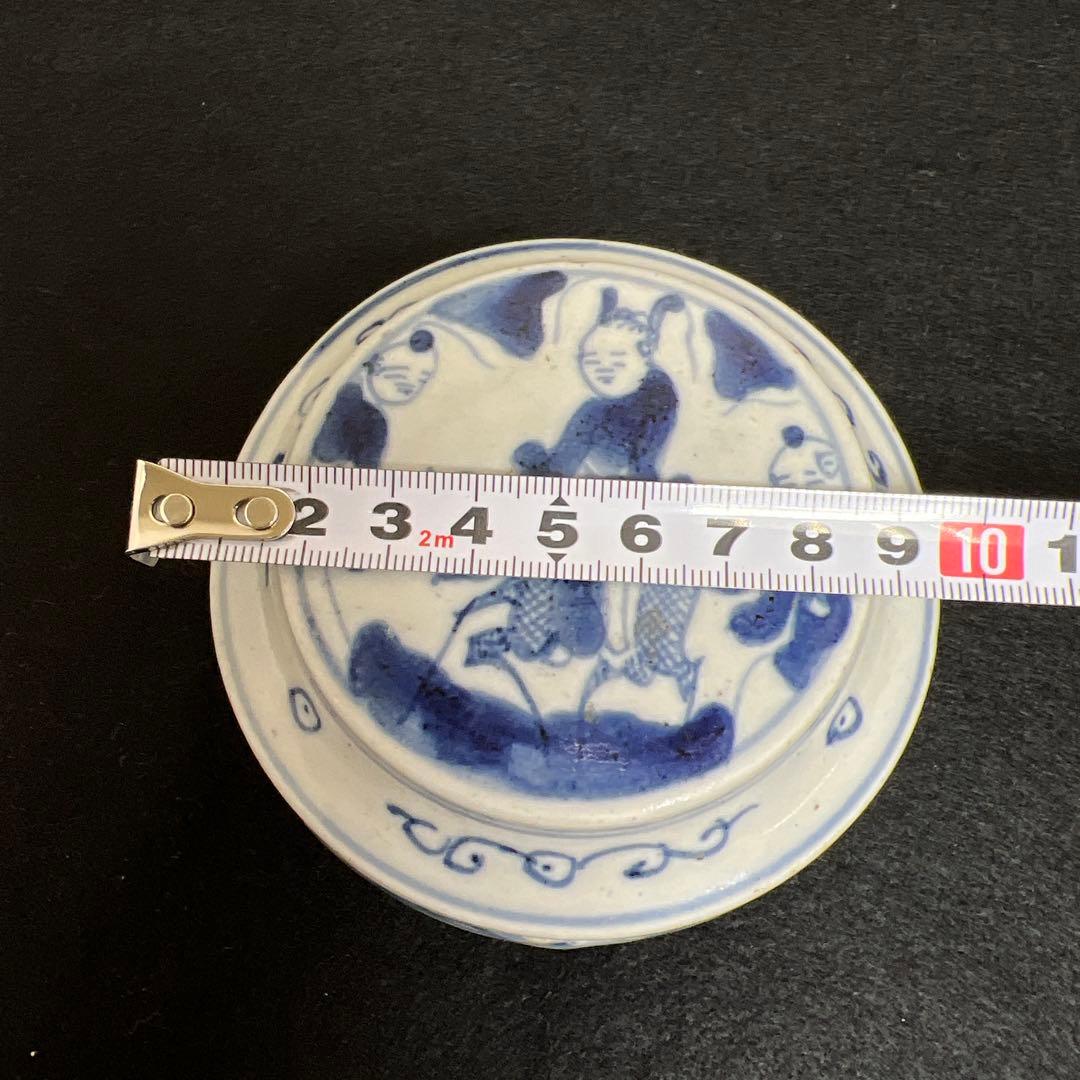 中国清時代　香合　幅約10㎝　東里8-0116①