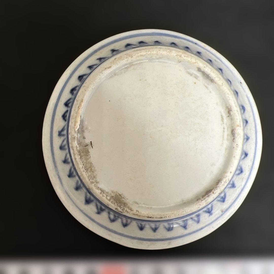 中国清時代　香合　幅約10㎝　東里8-0116①