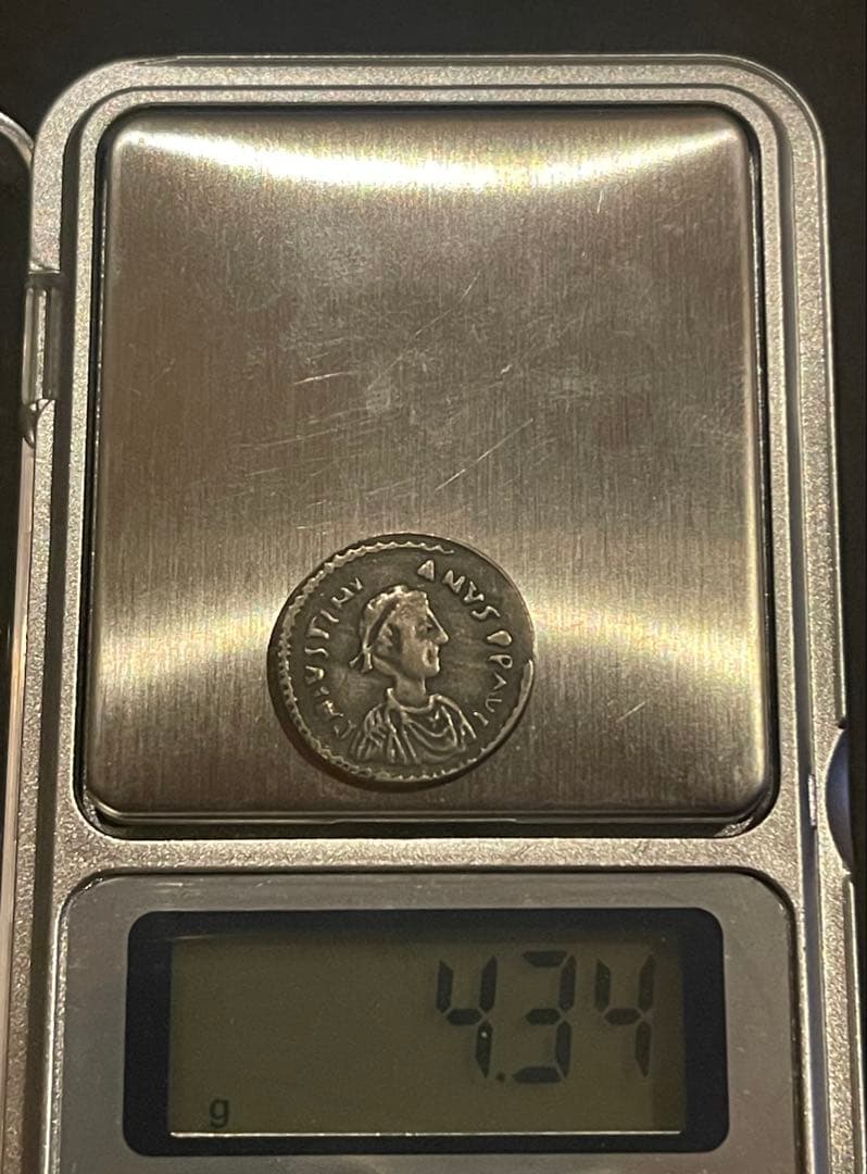 博物館級 古代ローマ銀貨 デナリウス級 実測4.34g 19.27mm