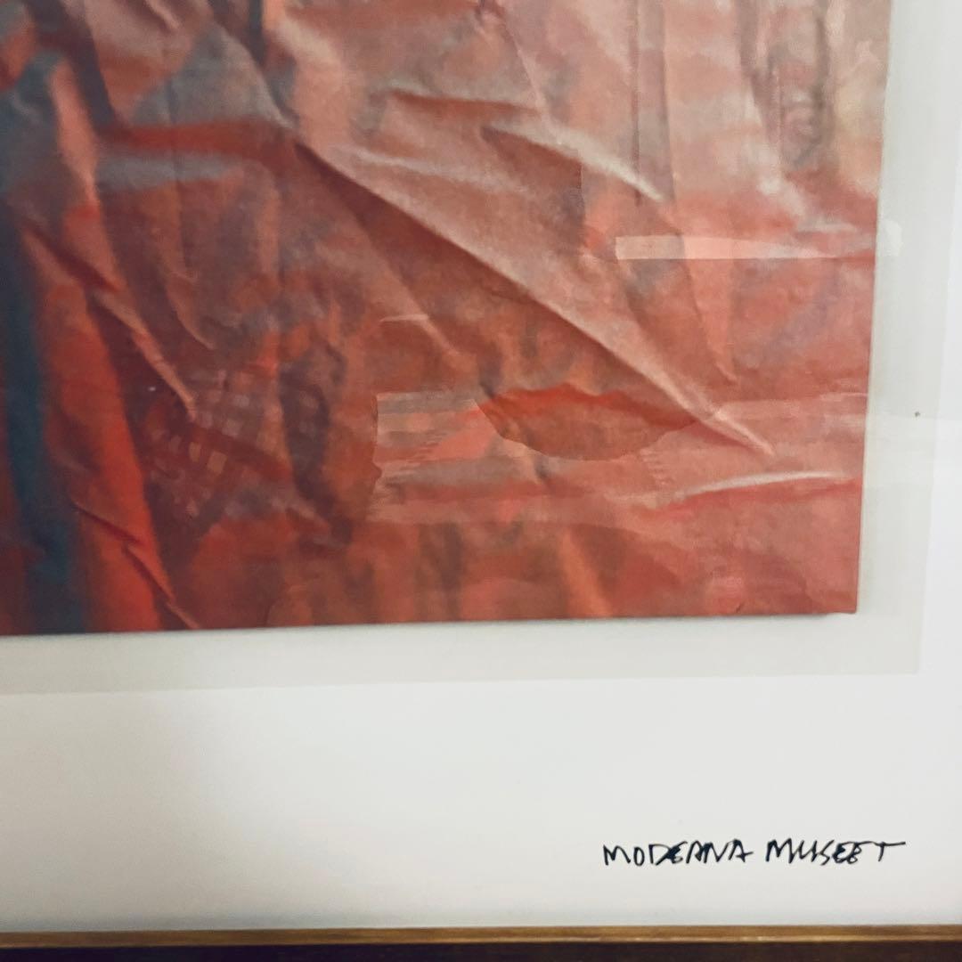 スウェーデン限定 特注額装付き タウバ・アウエルバッハ 希少ポスター