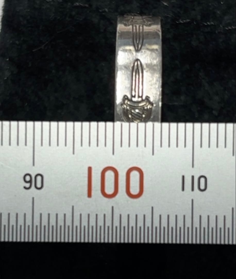 クロムハーツ　925シルバーリング　スペーサーダガーリング　22号程度