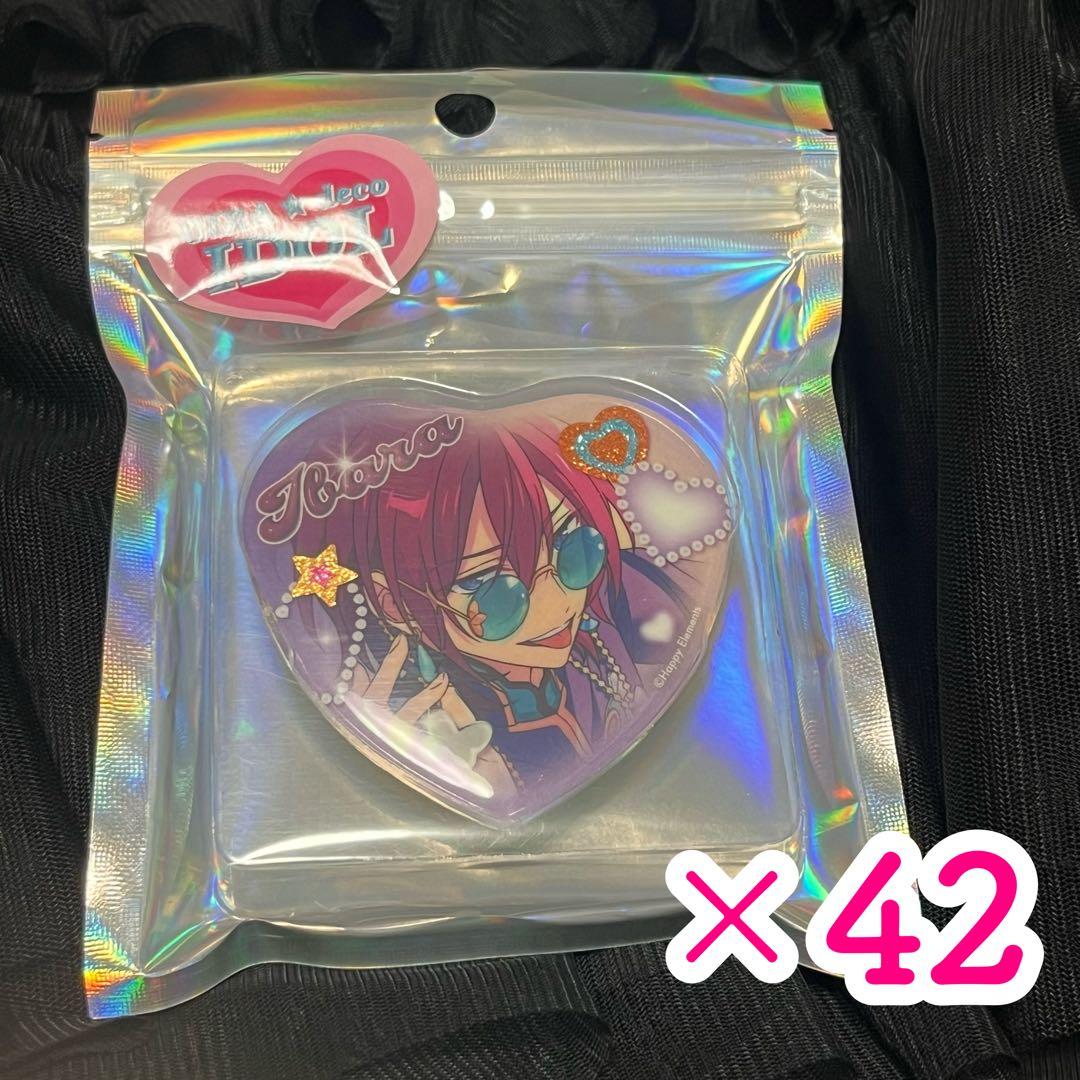 あんスタ GIRA☆デコ ハート 缶バッジ 七種茨 42個