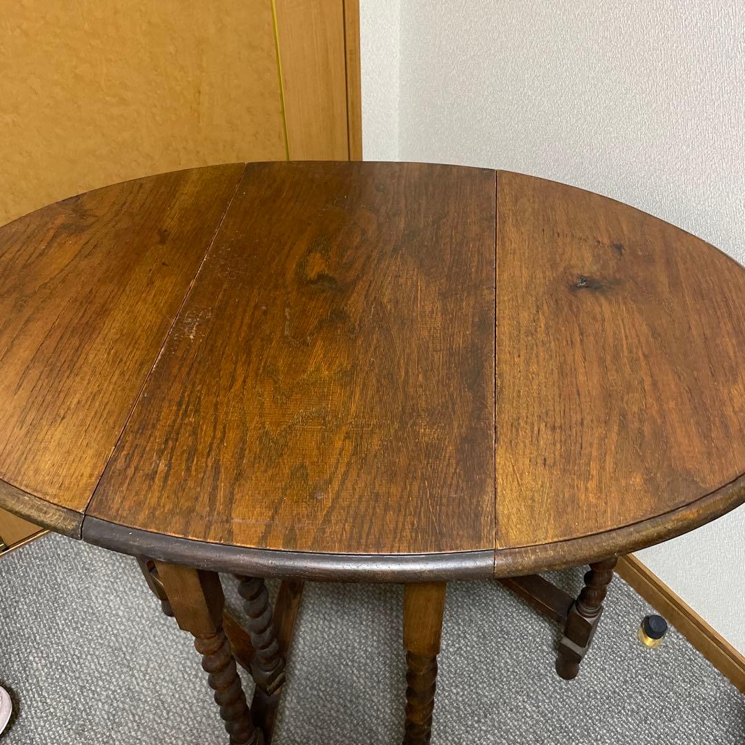 本日セール　アンティーク　ゲートレッグテーブル