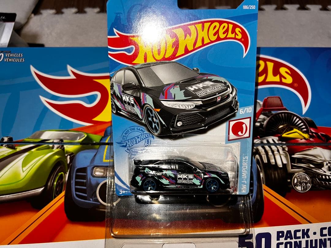 ミニカー Hot Wheels STH 2018 HONDA CIVIC typeR