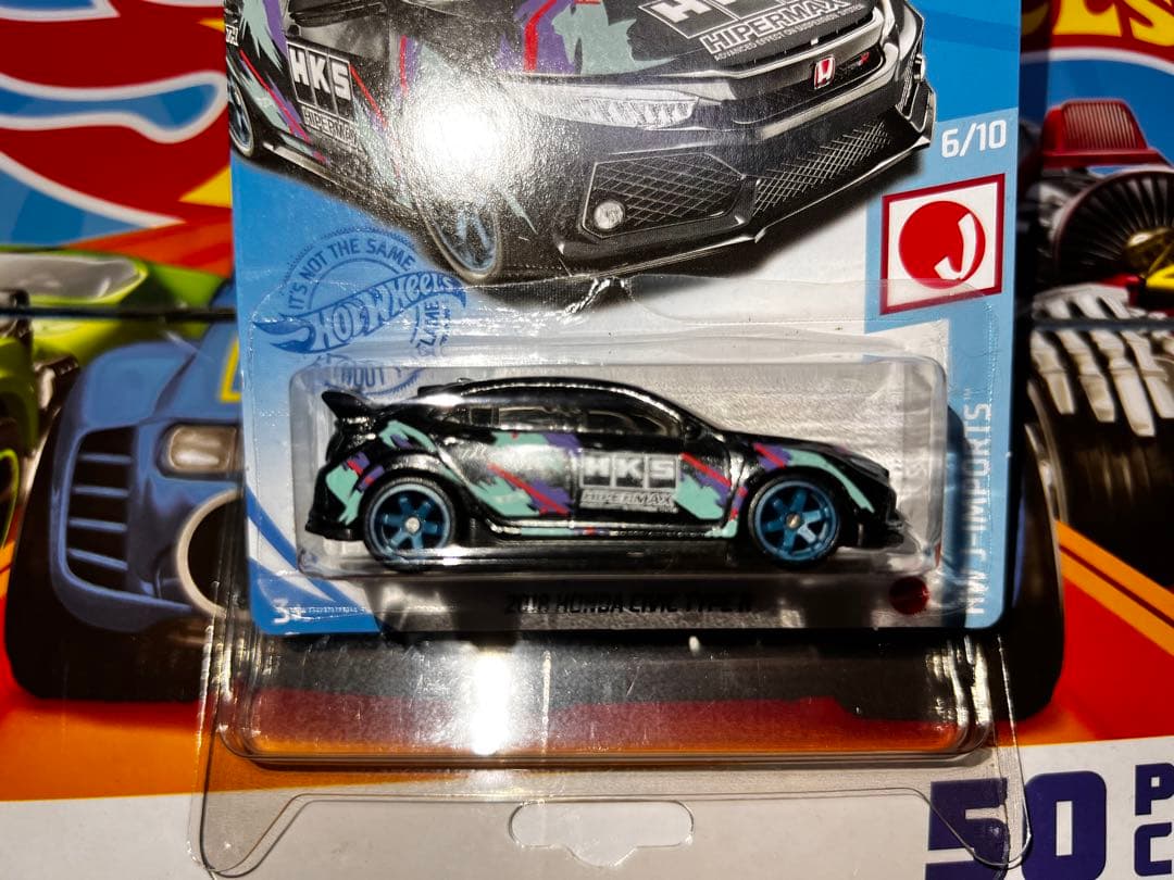 ミニカー Hot Wheels STH 2018 HONDA CIVIC typeR