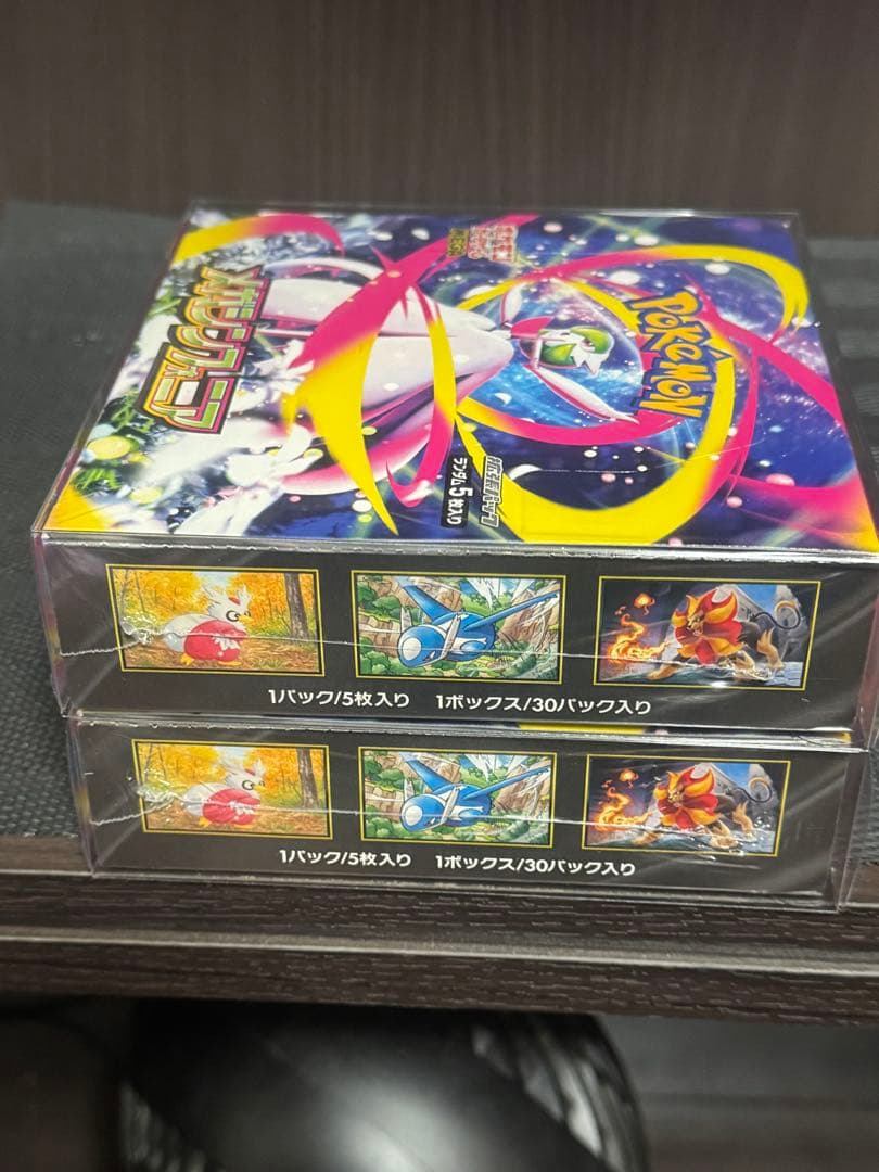 ポケモンカード　完全未開封シュリンク付きBOX 5box