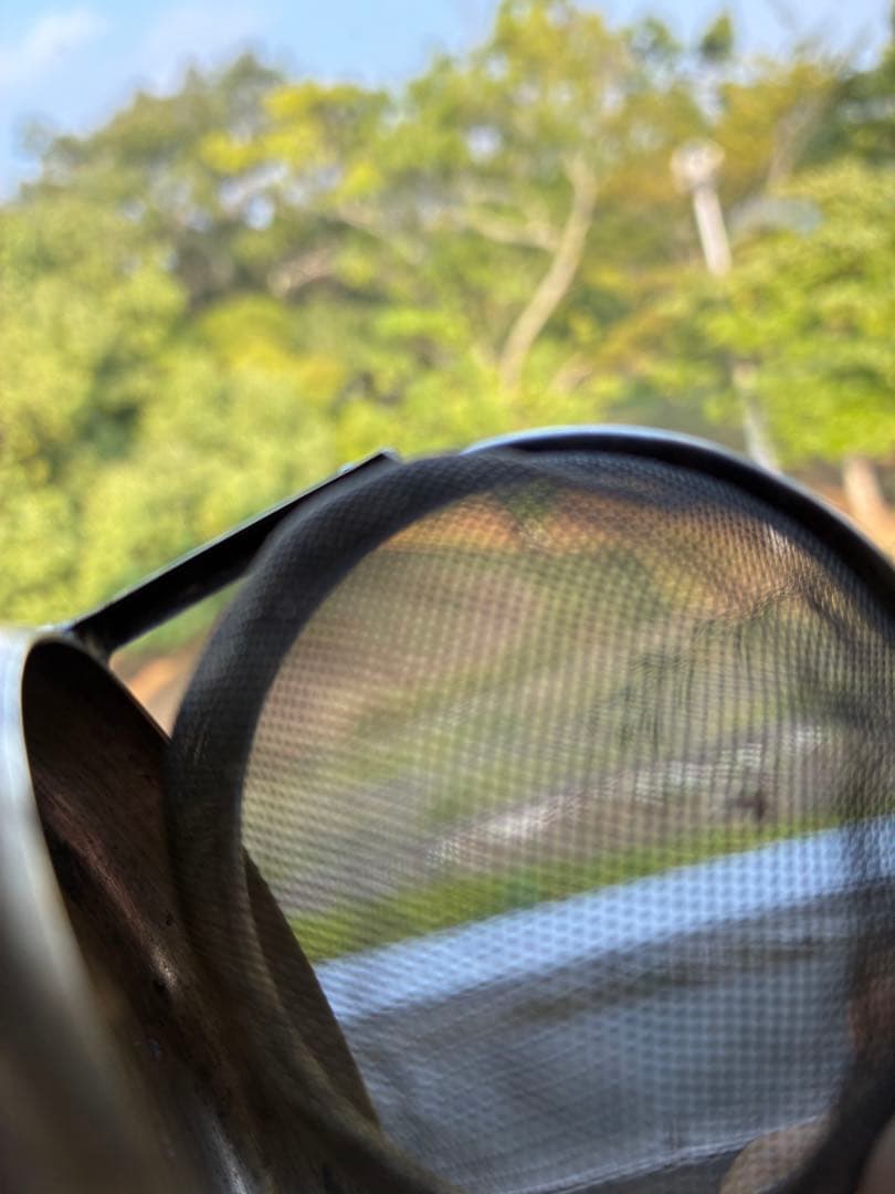 フランス　アンティーク　ティー　ストレーナー　真鍮　茶漉し　100年　レア