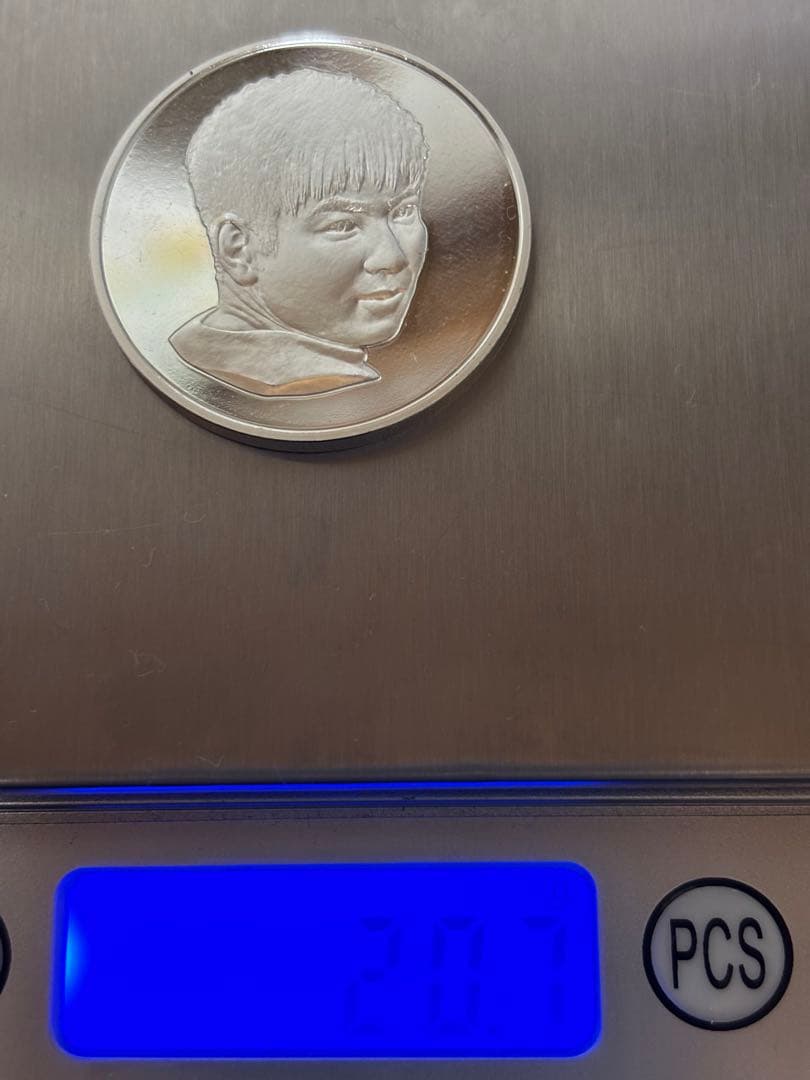 造幣局　石原裕次郎　50周年記念　銀　シルバー925