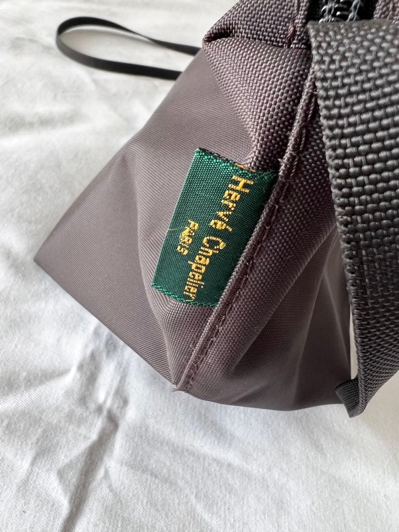 エルベシャプリエ ビッグポシェット　ブラウン