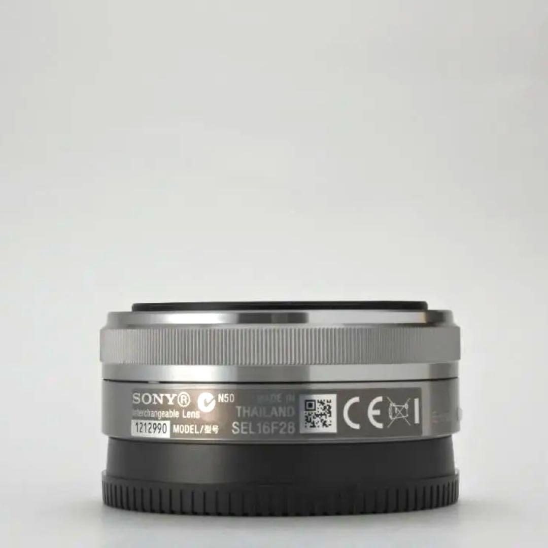 【動作・返品保証】Sony SEL16F28 単焦点 パンケーキレンズ