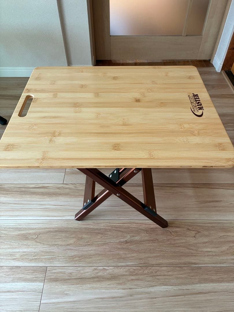 コールマン　コンフォートマスターバンブーサイドテーブル　廃盤品