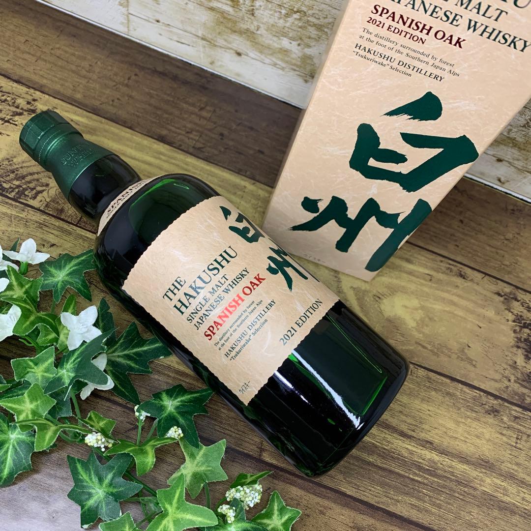 【限定品】サントリー　シングルモルトウイスキー　白州スパニッシュオーク 2021