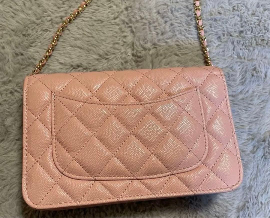 年末ラスト価格！CHANEL ピンク キルティング ショルダーバッグ　ノベルティ