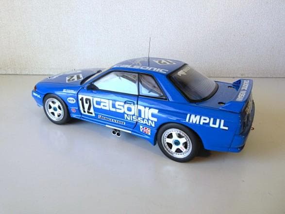 特価 AUTOart 1/18 日産 スカイライン GT-R 星野一義サイン入り